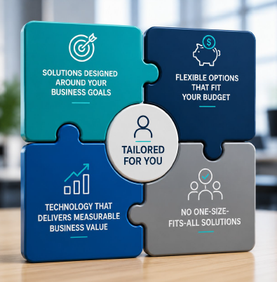 Tailored for you — solutions designed around your business goals